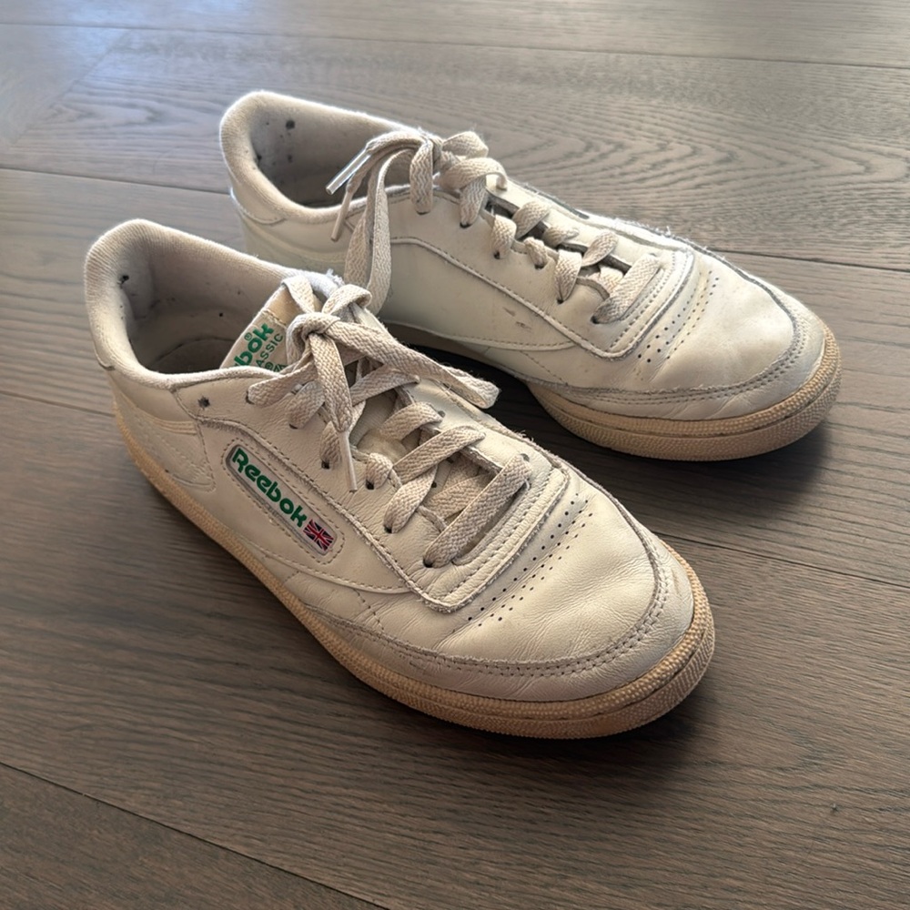 Reebok white sneakers